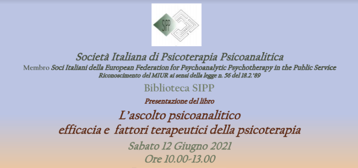 Presentazione del libro L'ASCOLTO PSICOANALITICO